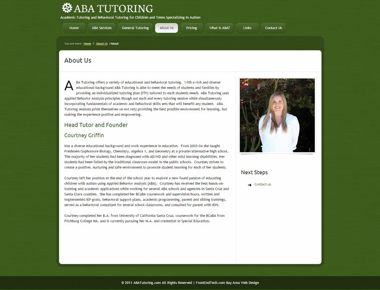 ABA Tutoring - Web Design San Jose